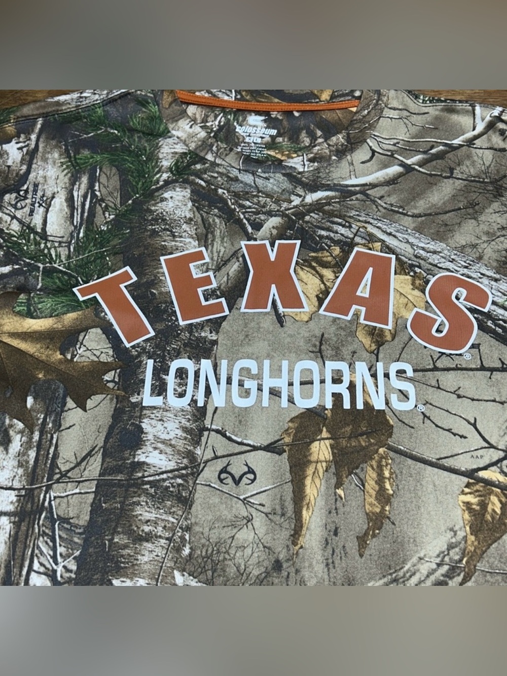 Colosseum Texas Longhorn Camouflage Shirt